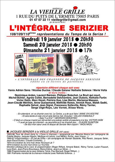 L'intégrale Serizier